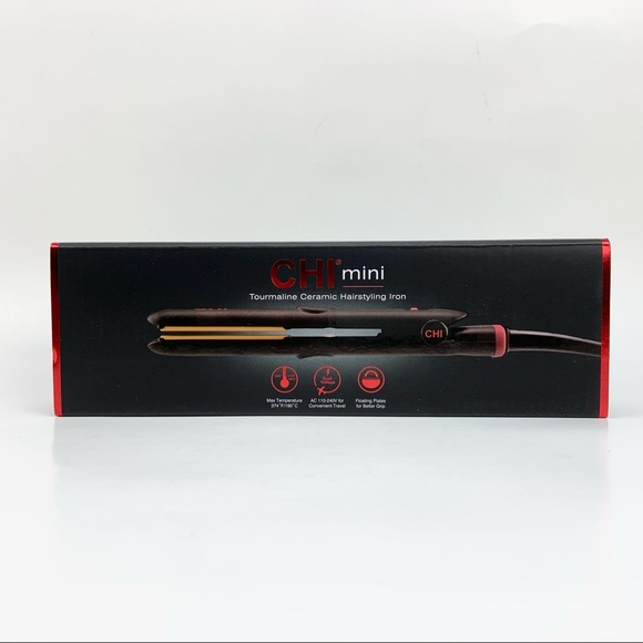CHI Mini Ceramic Travel Flat Iron Straightener - Picture 2 of 4